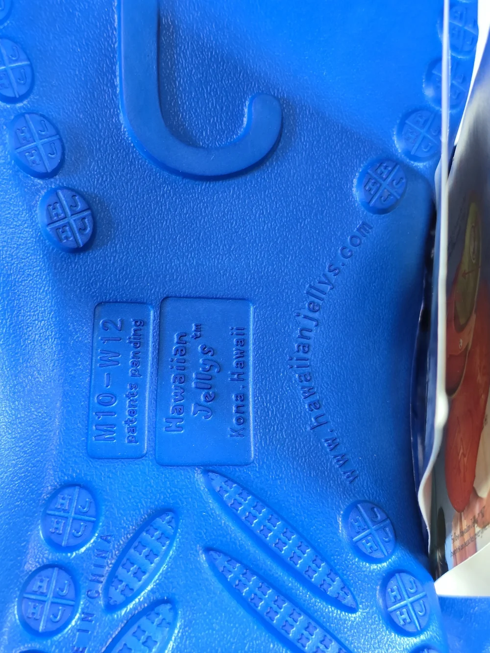 Men's Comfy Bright Blue Flip Flop Thong Sandals Size 9